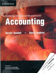 Cambridge International AS and A Level Accounting Textbook, Paperback Book Cambridge International AS and A Level Accounting Textbook, Paperback Book