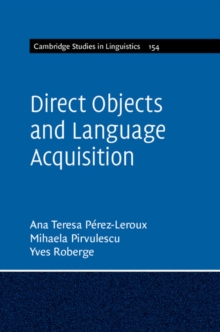 Direct Objects and Language Acquisition