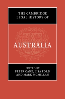 Cambridge Legal History of Australia