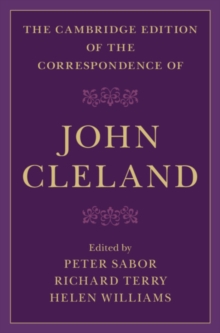 Cambridge Edition of the Correspondence of John Cleland