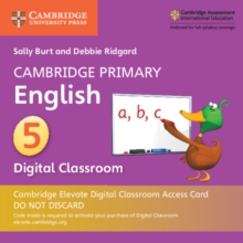 Cambridge Primary English Stage 5 Cambridge Elevate Digital Classroom Access Card (1 Year), Digital product license key Book Cambridge Primary English Stage 5 Cambridge Elevate Digital Classroom Access Card (1 Year), Digital product license key Book