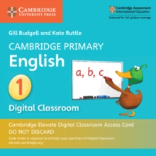 Cambridge Primary English Stage 1 Cambridge Elevate Digital Classroom Access Card (1 Year), Digital product license key Book Cambridge Primary English Stage 1 Cambridge Elevate Digital Classroom Access Card (1 Year), Digital product license key Book