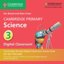 Cambridge Primary Science Stage 3 Cambridge Elevate Digital Classroom Access Card (1 Year), Digital product license key Book Cambridge Primary Science Stage 3 Cambridge Elevate Digital Classroom Access Card (1 Year), Digital product license key Book