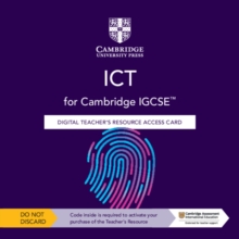 Cambridge IGCSE ICT Digital Teacher's Resource Access Card