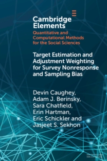 Target Estimation and Adjustment Weighting for Survey Nonresponse and Sampling Bias