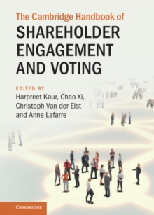 The Cambridge Handbook of Shareholder Engagement and Voting