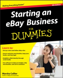 Starting an eBay Business For Dummies, Paperback Book Starting an eBay Business For Dummies, Paperback Book