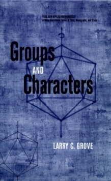 Groups and Characters