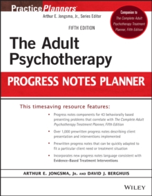 The Adult Psychotherapy Progress Notes Planner, Paperback Book The Adult Psychotherapy Progress Notes Planner, Paperback Book