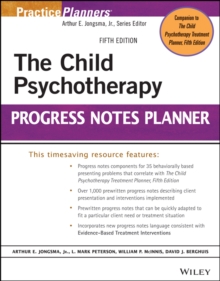 The Child Psychotherapy Progress Notes Planner, Paperback / softback Book The Child Psychotherapy Progress Notes Planner, Paperback / softback Book