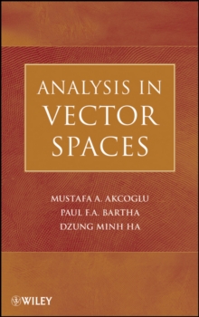 Analysis in Vector Spaces