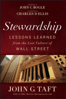 The Stewardship : Lessons Learned from the Lost Culture of Wall Street, Hardback Book The Stewardship : Lessons Learned from the Lost Culture of Wall Street, Hardback Book
