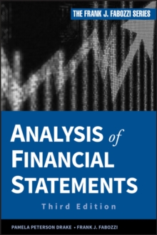 Analysis of Financial Statements, Hardback Book Analysis of Financial Statements, Hardback Book