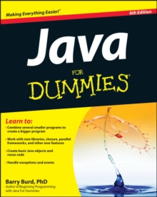 Java For Dummies, Paperback Book Java For Dummies, Paperback Book