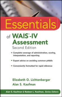 Essentials of WAIS-IV Assessment