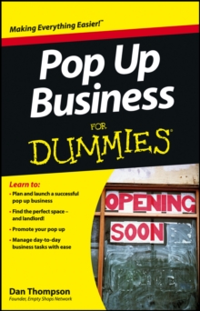 Pop-Up Business For Dummies, Paperback / softback Book Pop-Up Business For Dummies, Paperback / softback Book