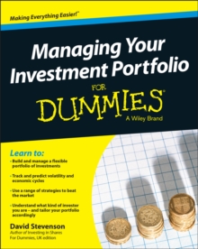 Managing Your Investment Portfolio For Dummies, Paperback Book Managing Your Investment Portfolio For Dummies, Paperback Book