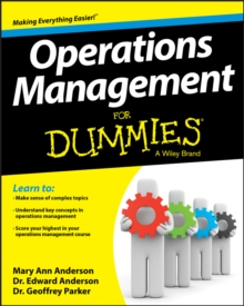 Operations Management for Dummies, Paperback Book Operations Management for Dummies, Paperback Book