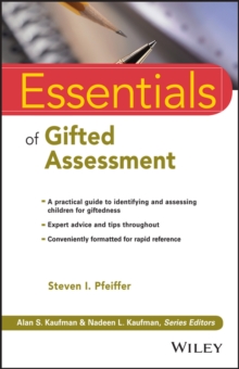 Essentials of Gifted Assessment, Paperback / softback Book Essentials of Gifted Assessment, Paperback / softback Book