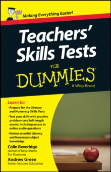 Teacher's Skills Tests For Dummies, Paperback / softback Book Teacher's Skills Tests For Dummies, Paperback / softback Book