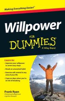 Willpower For Dummies, Paperback Book Willpower For Dummies, Paperback Book