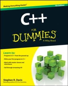C++ For Dummies, Paperback Book C++ For Dummies, Paperback Book