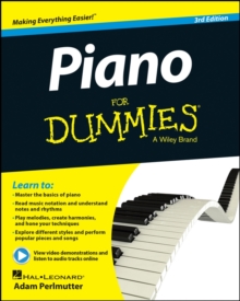 Piano for Dummies : Book + Online Video & Audio Instruction, 3rd Edition, Paperback Book Piano for Dummies : Book + Online Video & Audio Instruction, 3rd Edition, Paperback Book