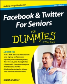 Facebook & Twitter for Seniors For Dummies, Paperback Book Facebook & Twitter for Seniors For Dummies, Paperback Book