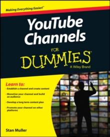 Youtube Channels for Dummies, Paperback Book Youtube Channels for Dummies, Paperback Book