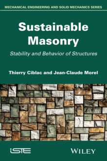 Sustainable Masonry : Stability and Behavior of Structures