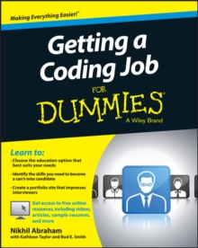 Getting a Coding Job for Dummies, Paperback Book Getting a Coding Job for Dummies, Paperback Book