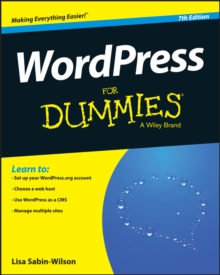 WordPress For Dummies, Paperback Book WordPress For Dummies, Paperback Book