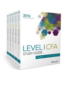 Wiley Study Guide for 2016 Level I CFA Exam: Complete Set, Paperback Book Wiley Study Guide for 2016 Level I CFA Exam: Complete Set, Paperback Book