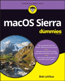 Macos Sierra for Dummies, Paperback Book Macos Sierra for Dummies, Paperback Book