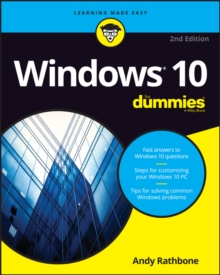 Windows 10 For Dummies, Paperback Book Windows 10 For Dummies, Paperback Book