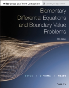 Elementary Differential Equations and Boundary Value Problems