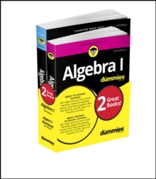 Algebra I For Dummies Book + Workbook Bundle