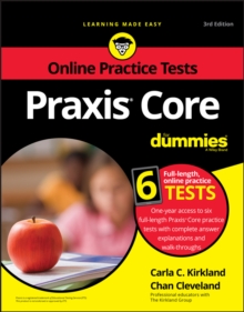 Praxis Core For Dummies with Online Practice Tests