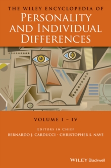 The Wiley Encyclopedia of Personality and Individual Differences, Set