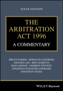 The Arbitration Act 1996 : A Commentary