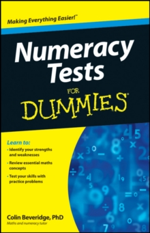 Numeracy Tests For Dummies, Paperback Book Numeracy Tests For Dummies, Paperback Book