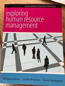 EXPLORING HUMAN RESOURCE MANAGEMENT CUST, Book EXPLORING HUMAN RESOURCE MANAGEMENT CUST, Book
