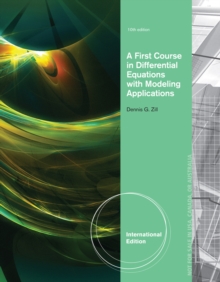 A First Course in Differential Equations with Modeling Applications, International Edition, Paperback Book A First Course in Differential Equations with Modeling Applications, International Edition, Paperback Book