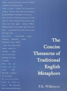 Concise Thesaurus of Traditional English Metaphors