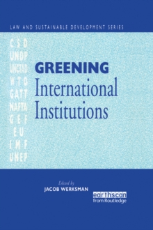 Greening International Institutions