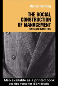 The Social Construction of Management