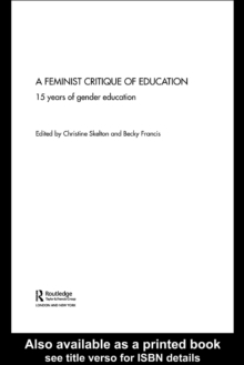 Feminist Critique of Education : Fifteen Years of Gender Development