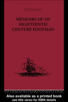 Memoirs of an Eighteenth Century Footman : John Macdonald Travels (1745-1779)