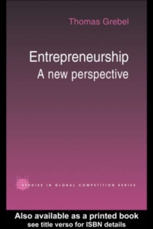 Entrepreneurship : A New Perspective