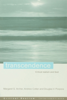 Transcendence : Critical Realism and God